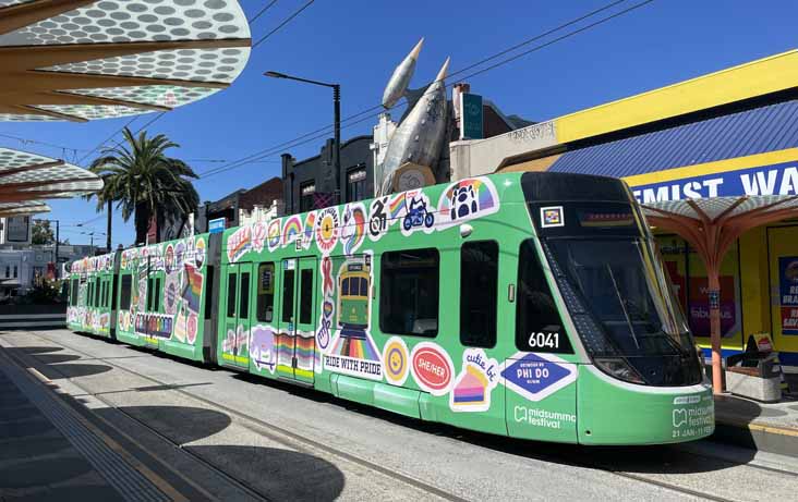 Yarra Trams Class E 6041 Midsumma Festival